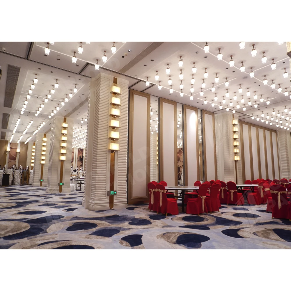 Customizable vertical acoustic sliding movable wall partition movable sound proof partition wall panel