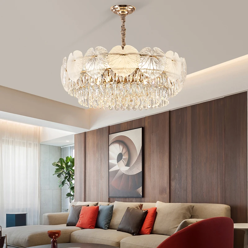 Высококачественный кремовый стиль в форме сердца стеклянный современный подвесной светильник для спальни столовой