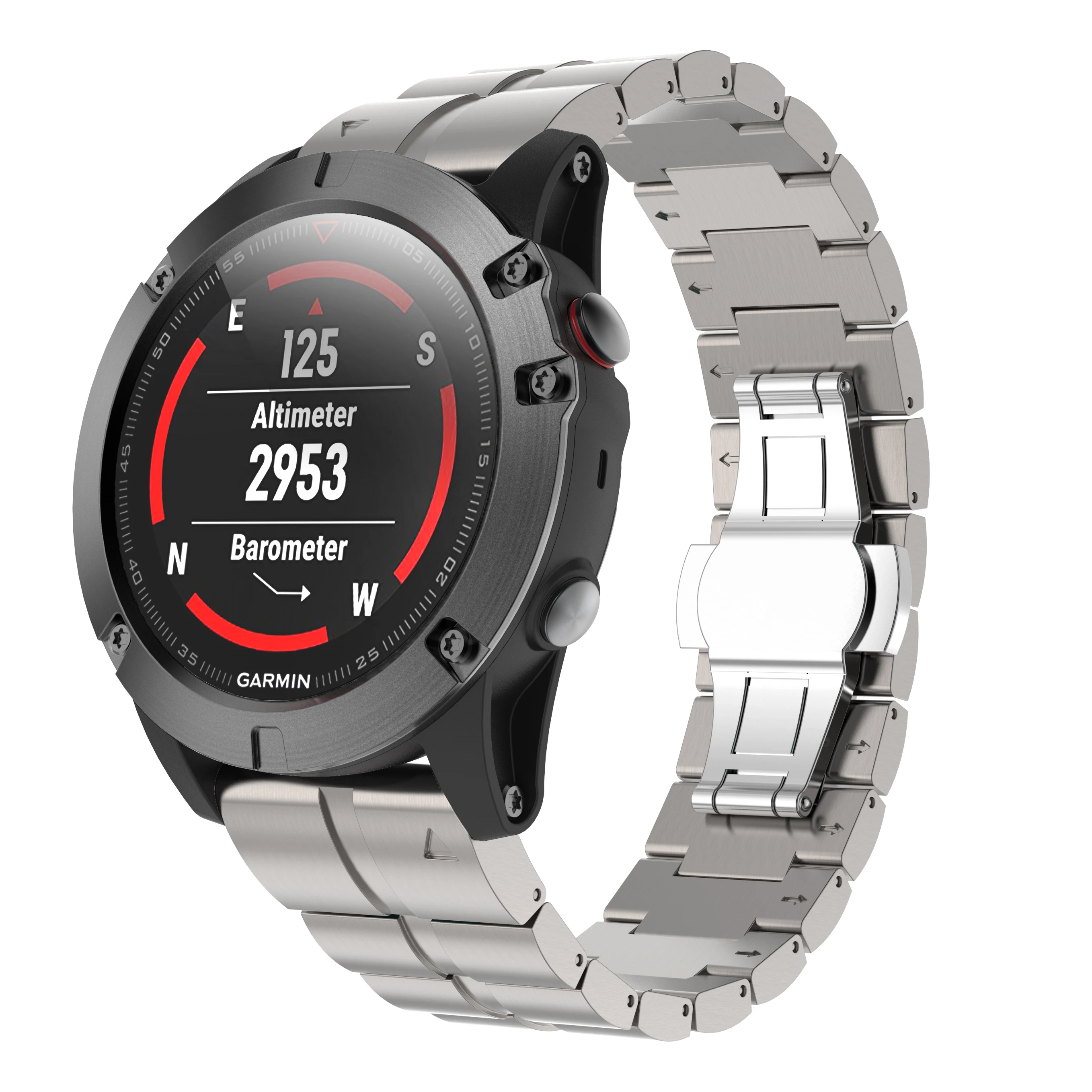 Quick Release Titanium Watch Bands for Garmin Fenix 5x 26mm