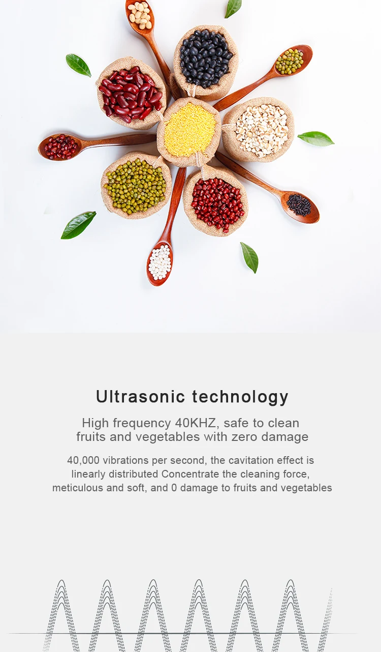 13L Fruit and vegetable cleaning machine hydroxyl water ion technology pesticide residue removal tableware disinfection machine
