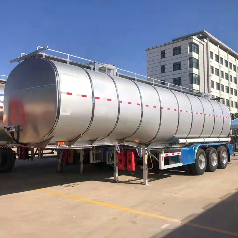 3 Axle Carbon Steel Aluminium Oil Diesel Transport Trailer