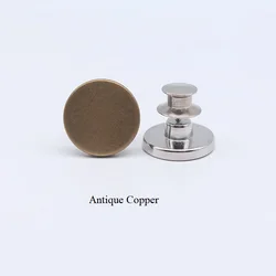 20mm adjustable pins exclusive fashion screw highwaist 4 rivets cutsom jeans buttons
