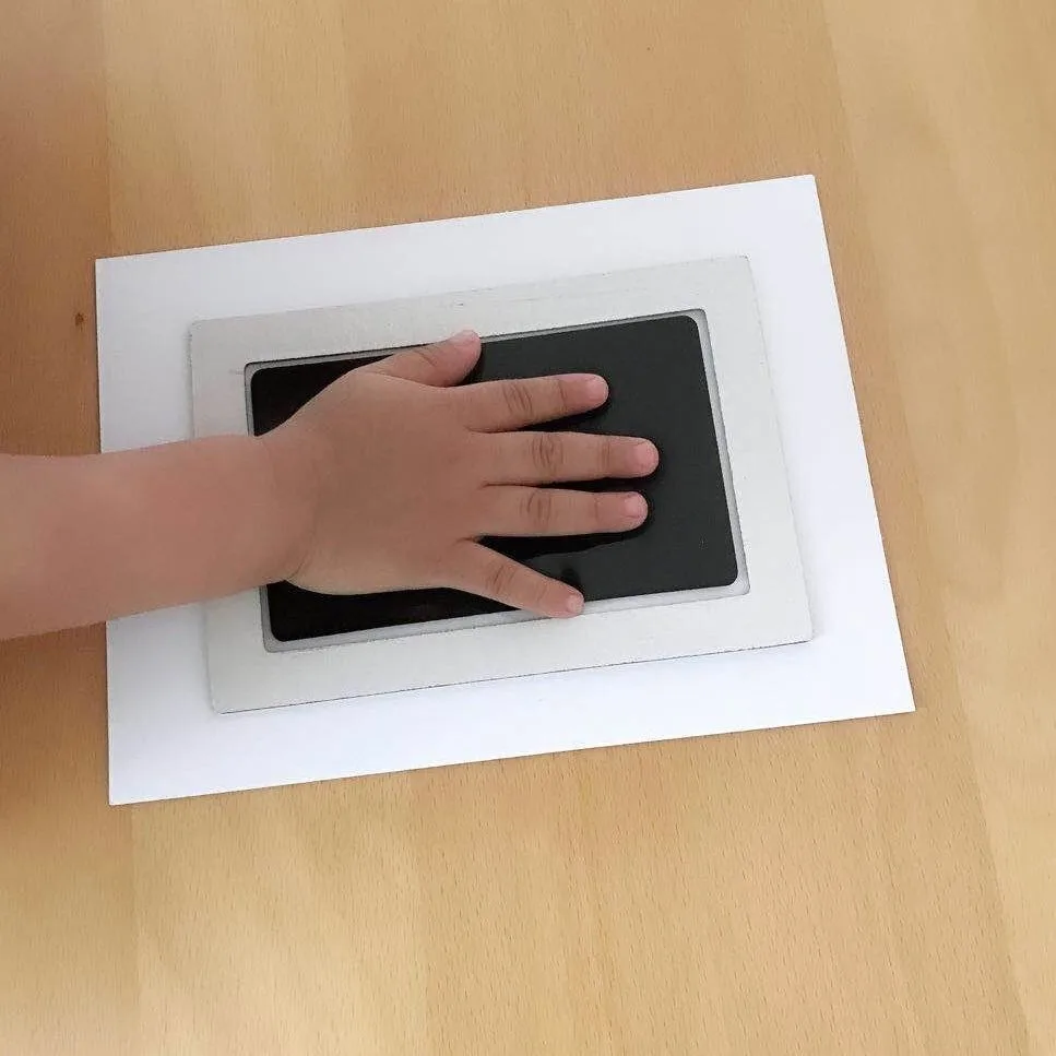 2024 Wholesale Non-Toxic Baby Handprint Footprint Imprint Souvenirs Infant Clay Toy Gifts