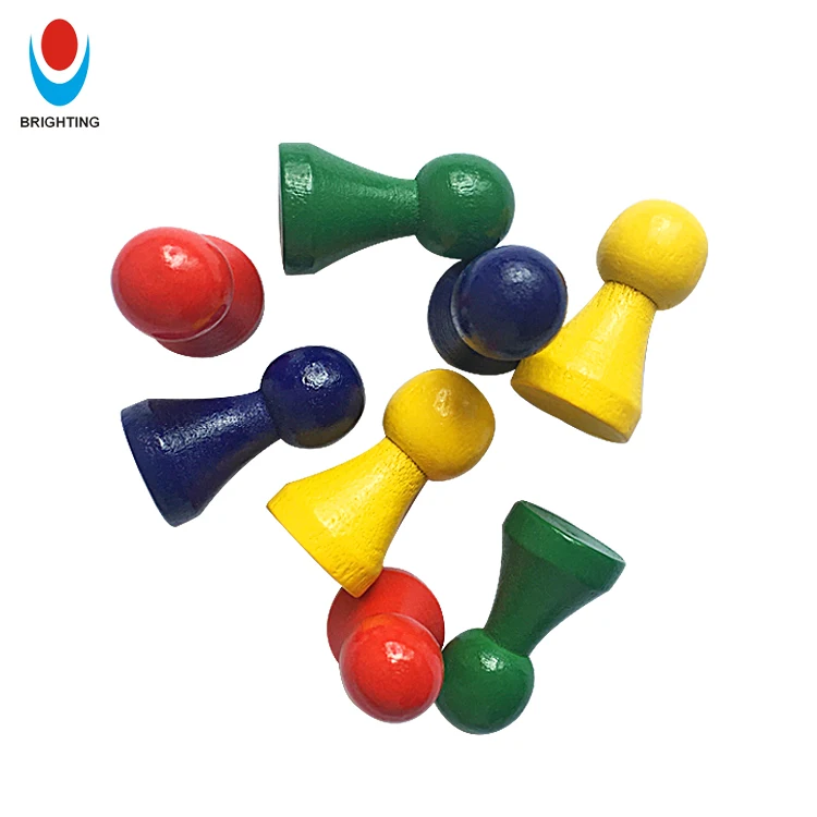 
Wholesale 15*28MM Wooden Tabletop Game Pawns 