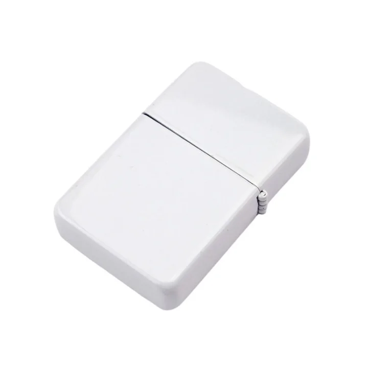 Sublimation Custom Logo Lighter Cigarette Pocket Lighter Case Printing Coated Blank Lighters