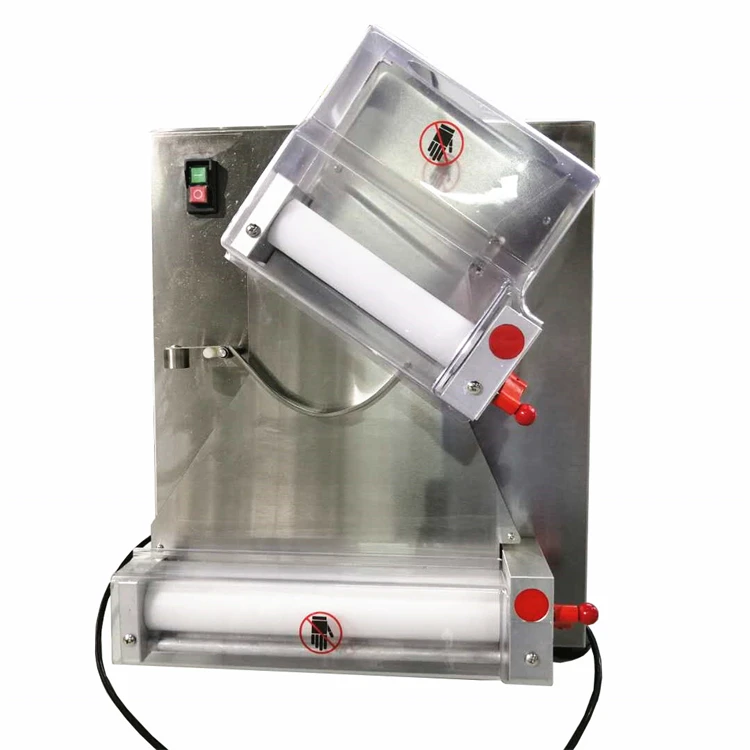 12 Inch Professional Stainless Steel Big Pizza Dough Rolling Machine Press Flattener