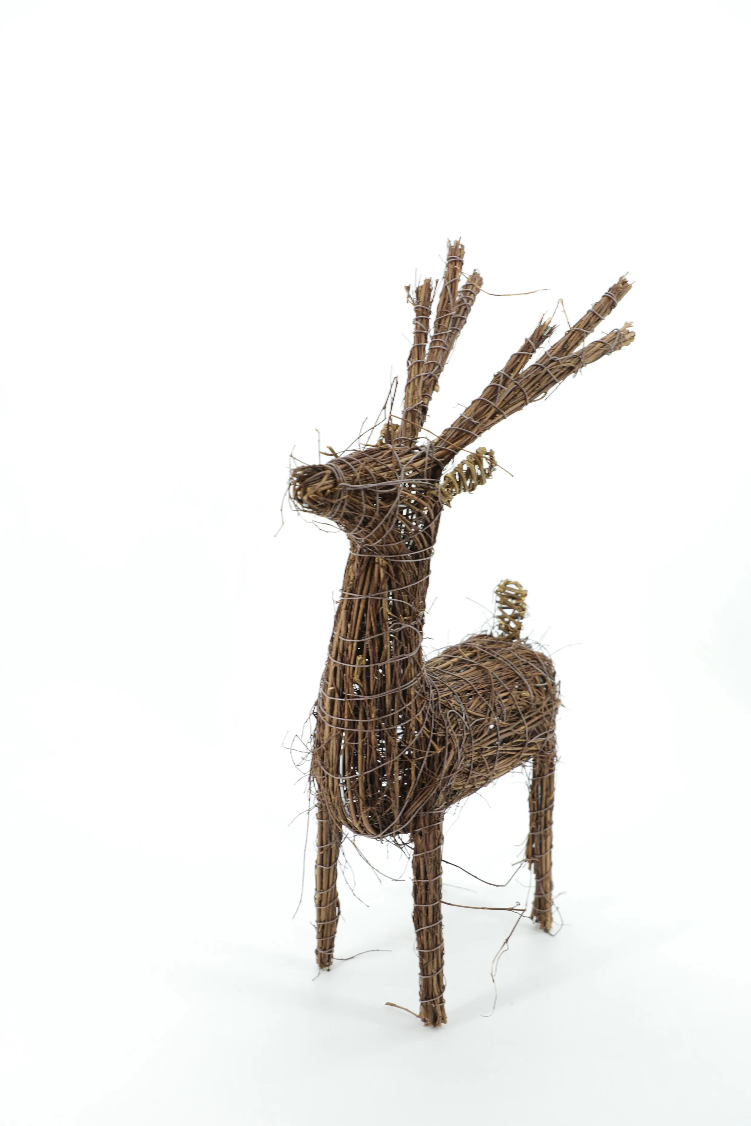 wood/rattan made deer, YS21-047