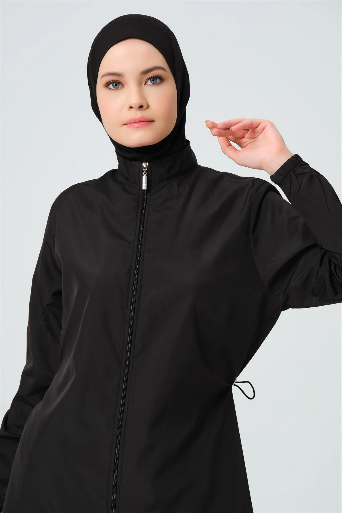 Muslim 3piece Long Burkini Swimsuit Islamic Full Cover Modest Swimwear Bathing suit oversize long skirt to knee woven swimwear