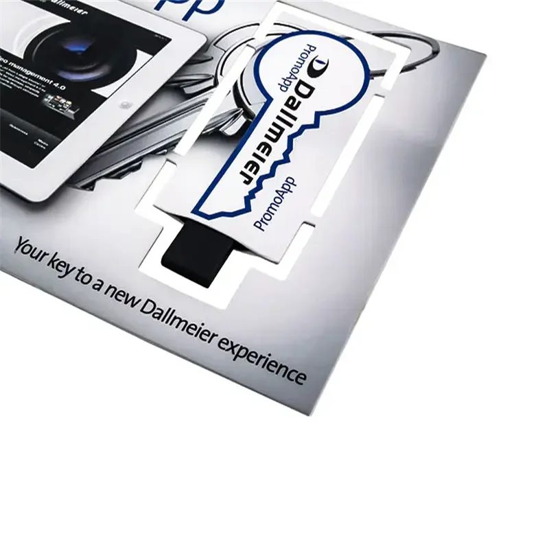 Promotion Gift Supply USB Flash Drive Webkey Full Colors Printed 8GB 16GB 32GB Flyer Clip-on Paper Card Various usb memory