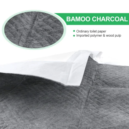 Pet Puppy Pads Black Activated Carbon Dog Pee Potty Training Pad Carbon Pee Pads