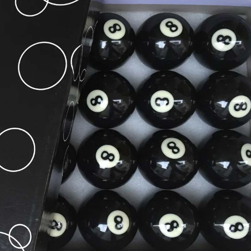 
xmlivet 57.25mm=2 1/4inch Billiards Pool cue balls in NO8 or NO9 Resin durable Nine-Ball Cue Balls Billiards accessories 