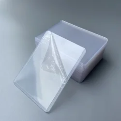 Manufacturer Sports PVC Cards Holder Sleeve 3x4 Trading Clear Card Sleeve Toploaders with Protective Film