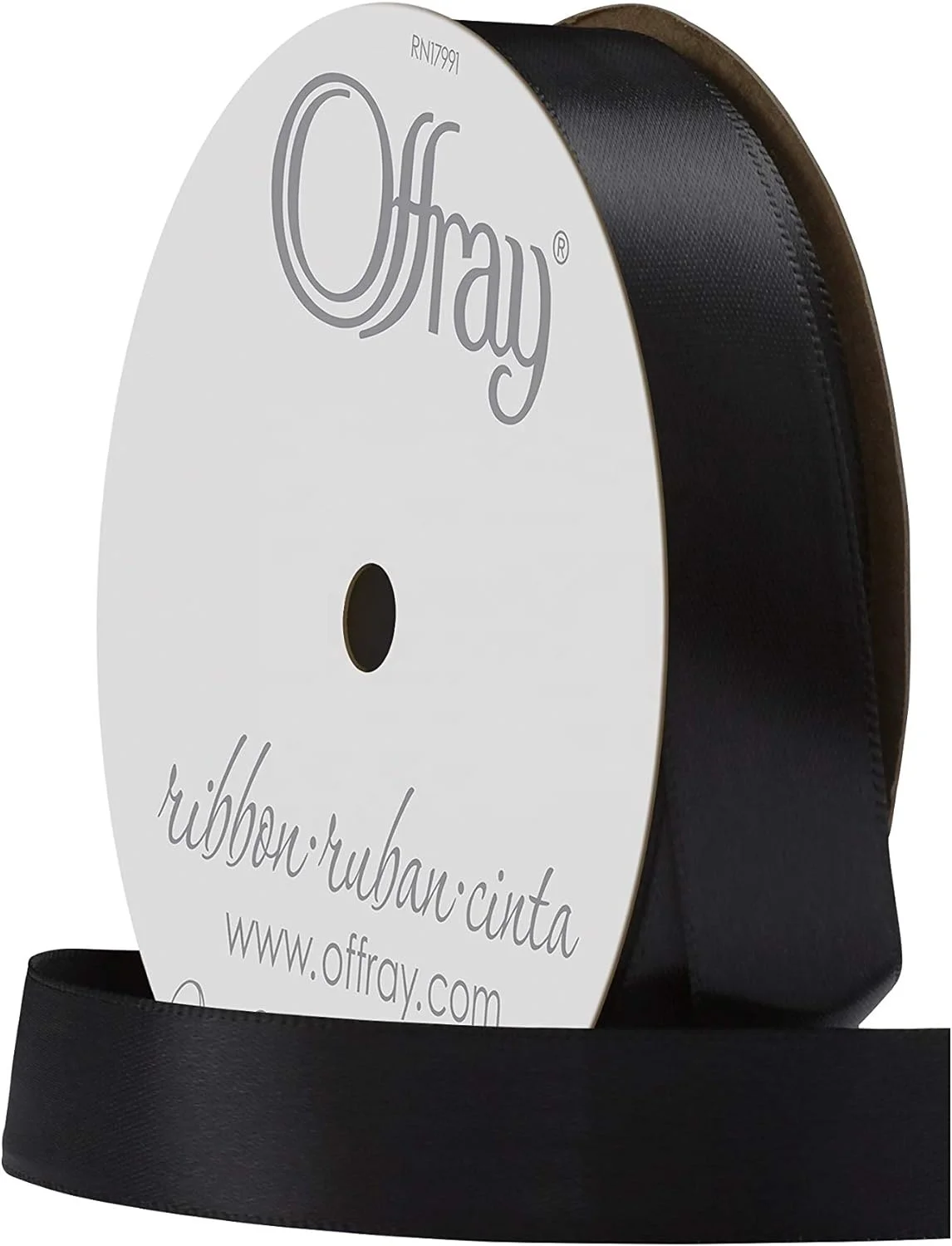 Factory custom eco friendly gold foil printed black silk grosgrain ribon gift ribbon with embossed logo