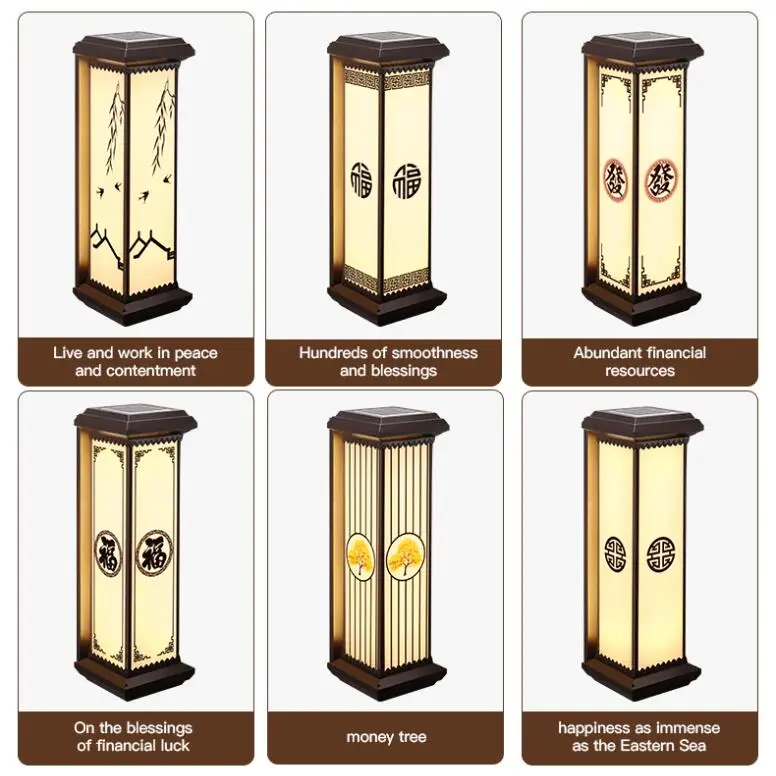JSJ-BD-P1-S 5Watt 5w solar wall lamp flat cover LED solar wall lamp IP65 outdoor Chinese waterproof wall lamp for garden