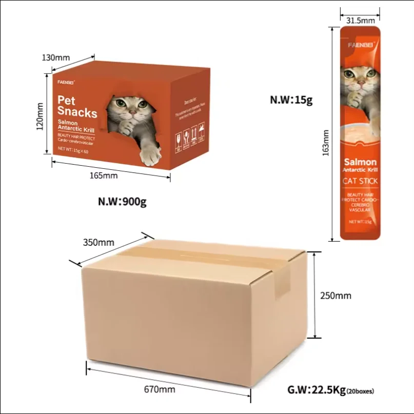 Factory Wholesale Delicious Cat Snacks Nutritious Wet Cat Food Pet Treats Snacks Natural Tuna Chicken Wet Cat Food