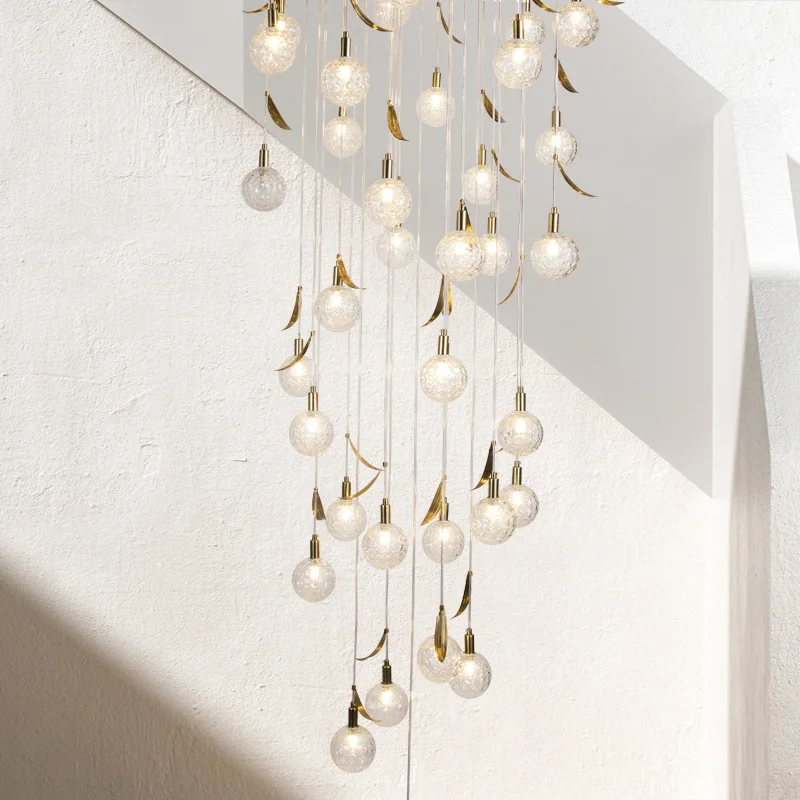 Customized hotel lobby chandelier creative designer villa elevated clubhouse engineering lighting fixtures