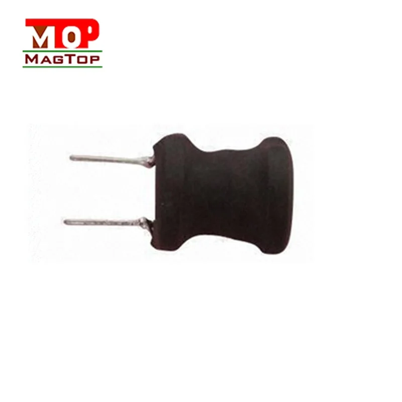 Ferrite Core Power Radial Leaded Fixed Inductors/black shielded radial drum core inductor 10mh for PCB
