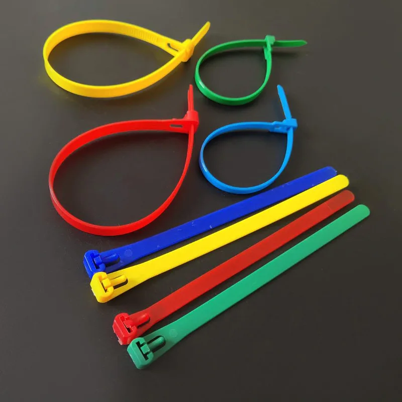 High quality Nylon Cable Ties Durable Self-Locking Light Plastic 4*150*3*100 *200*5*250 *300mm with 2.5mm Width