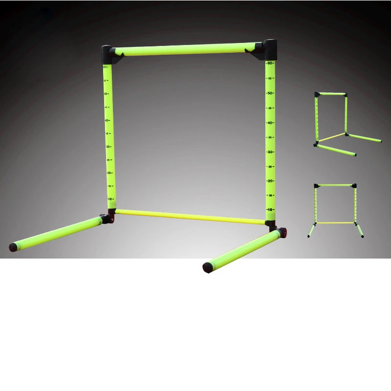 Football Training Equipment Folding Portable Football Training Hurdle Height Adjustable Agility Bar