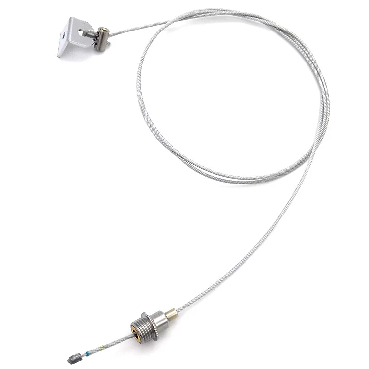 
Manufacturers customized panel light suspension wire galvanized steel wire rope lock hardware fittings chandelier wire lock 