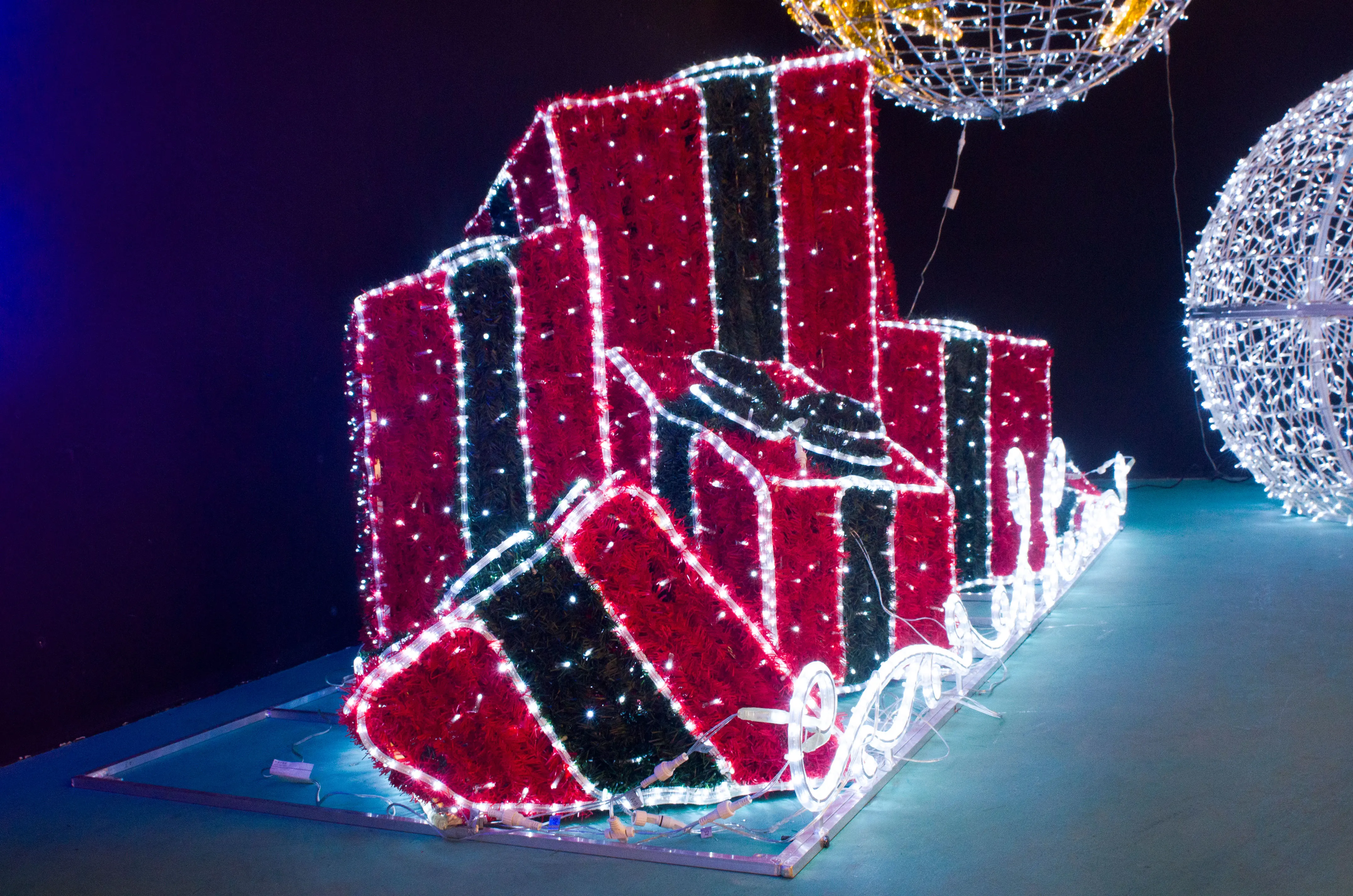 3D завод лучшие продажи украшения Подарочная коробка Led мотив света для
