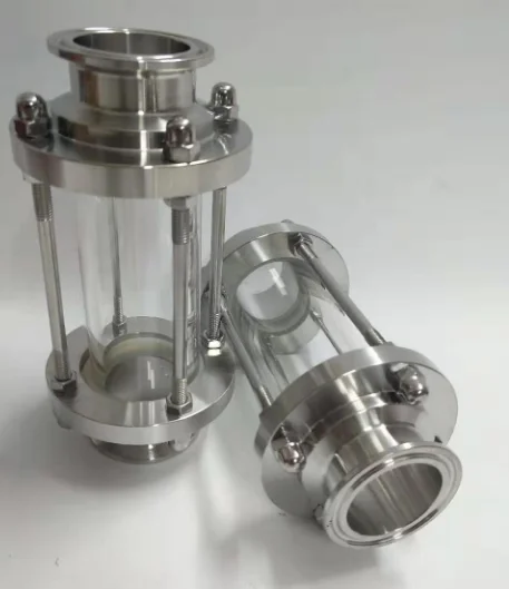 sanitary sight glass SS304 flow Indicator food grade tri clamp sight glass