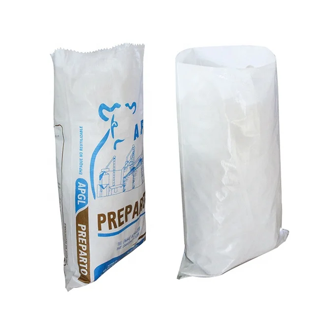 
Hot Sale china manufacturers cement fertilizer 25kg flour rice printing bopp laminated pp woven bag 50kg 