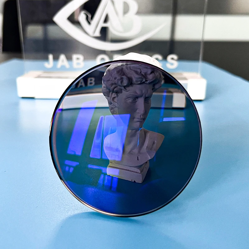 China Manufacture Hot Sell 1.59 Polycarbonate Blue Cut Photo Grey A+grade Uv420  Optical Eyeglass Lenses Made in China