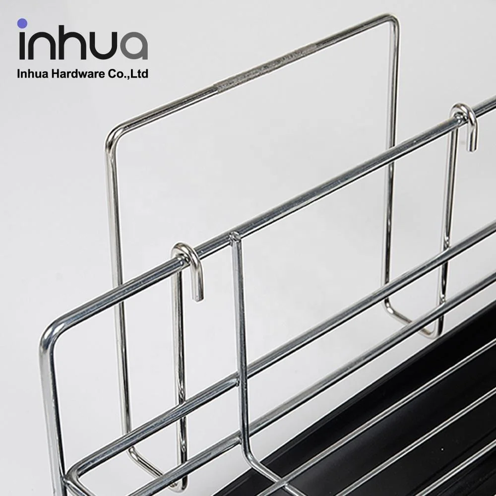  Новинка Лидер продаж сушилка для посуды с выдвижным ящиком двойной кухонный стеллаж из нержавеющей стали