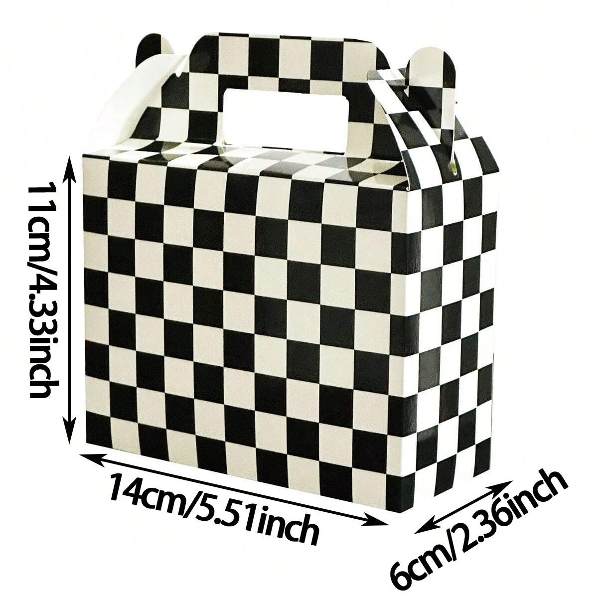 Chessboard Pattern Candy Box Disposable Chessboard Pattern Candy Box  Birthday Party Supplies