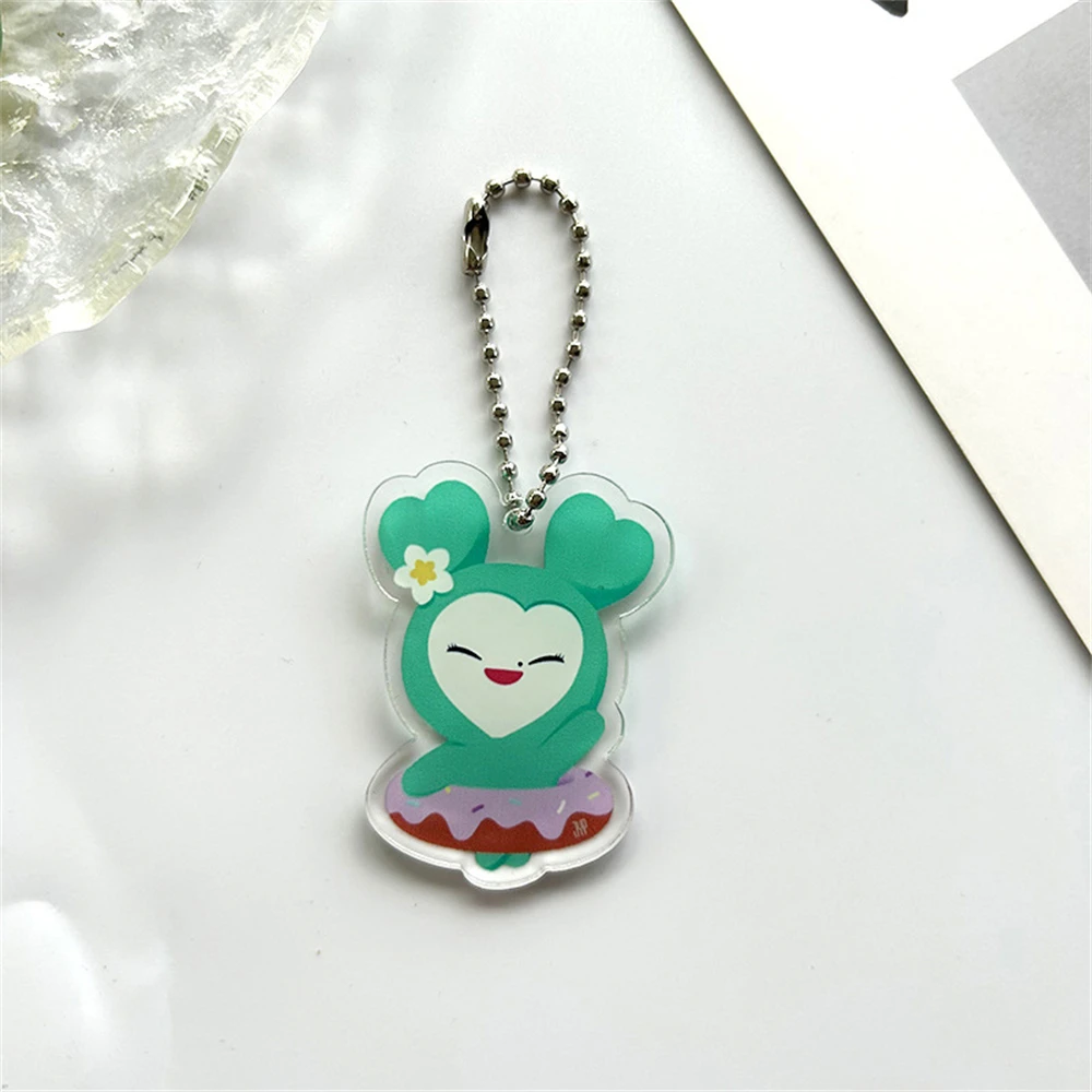 KPOP TWICE Keychain JAPAN POPUP STORE 2023 Summer Cartoon Keyring Accessories Bag Pendant Sana JiHyo DaHyun NAYEON Fans Collect