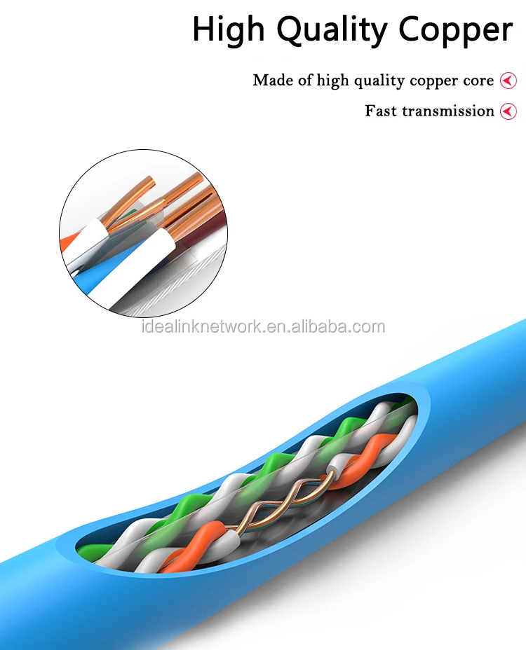 305M 1000FT RJ45 Indoor Network Cable 4-Pair Cat6 UTP/FTP Ethernet Twisted Wire Cat5e and Cat6a 23AWG PVC Jacket