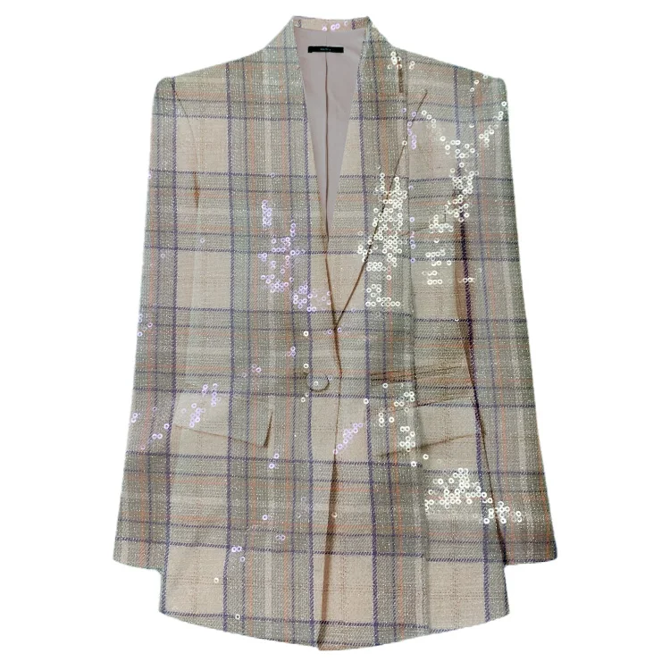 2022 Trend New Satin pink Ladies Suits Multicolor Custom ensemble blazer femme womens blazer