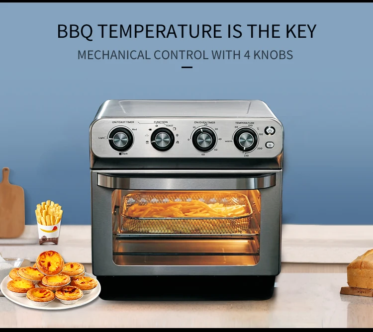 24L 1700W Electric Air Fryer Oven Convection air fryer for kitchen With Large
