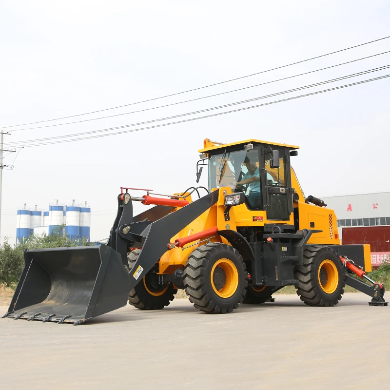 Cheap backhoe loader new used back hoe tractor farm tractor with loader and backhoe mini tractopell