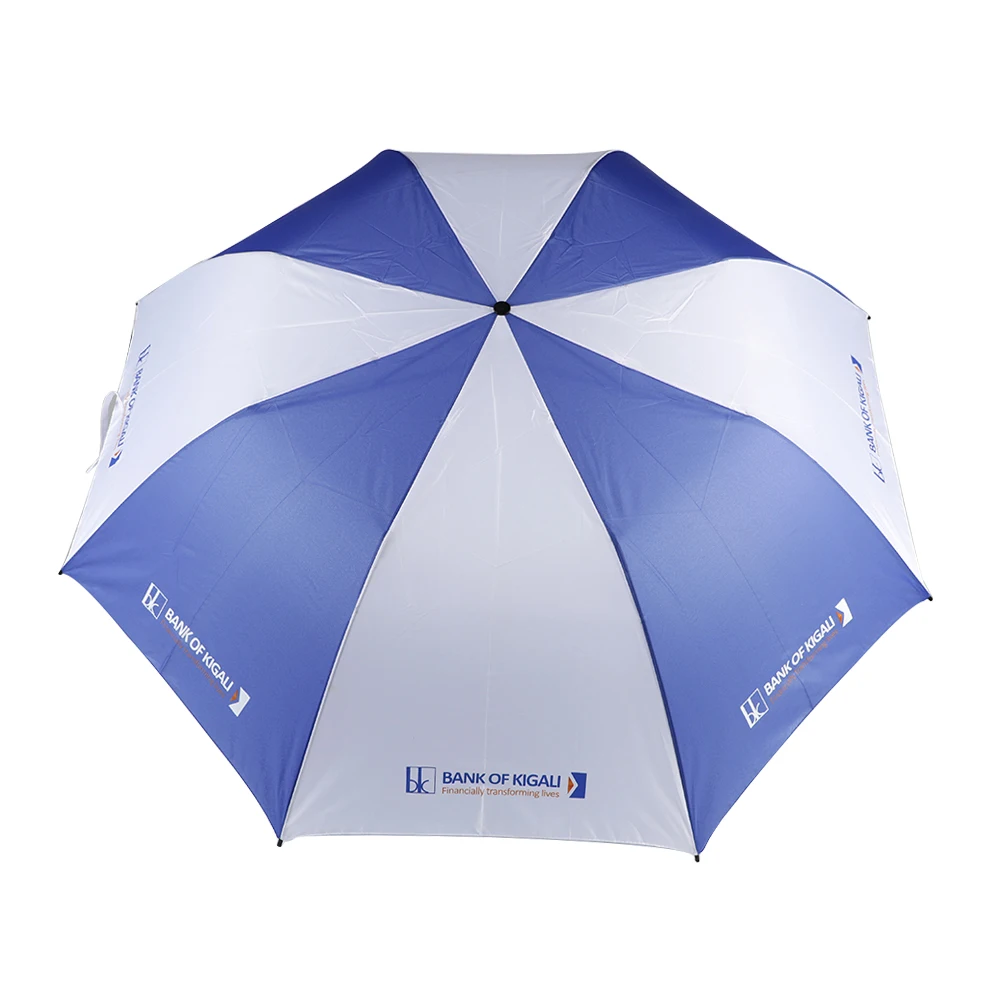 promotion gift portable super big 2 fold golf umbrella