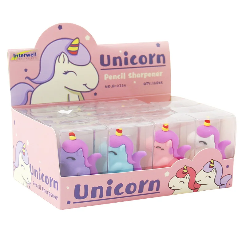 Cute Unicorn Pencil Sharpener for Kids and Girls - Fun and Colorful, High-Quality Manual Sharpener for School