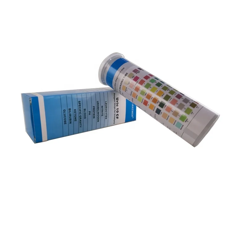Manufacturer OEM Home Analyzer 9V 10V 11V Parameters Ketone Glucose pH Wholesale Urine Test Strips