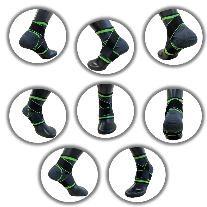 
Hot Selling Product Durable Breathable Latex Material Professional Protection Ankle Brace Sports Socks 