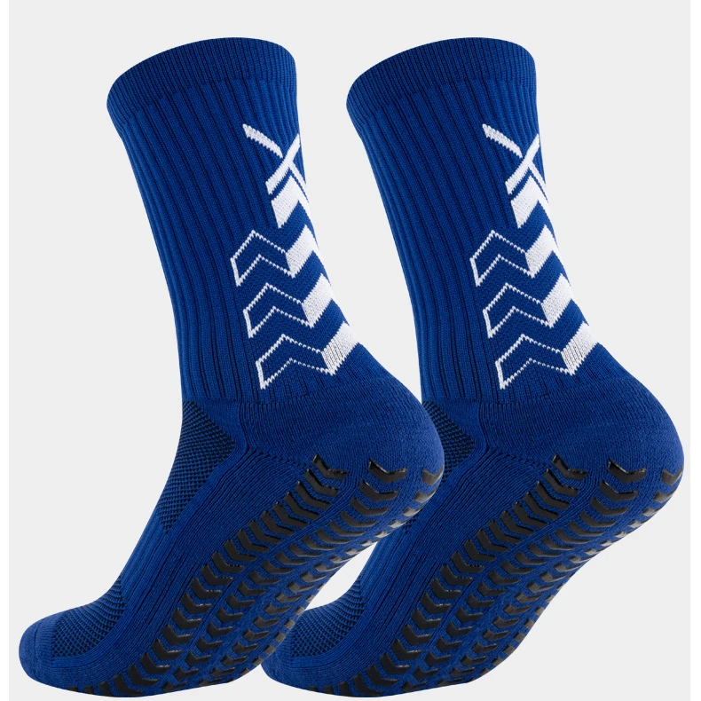 manufacturer Custom Logo Design Gym anti-slip Sock Non Slip Soccer Athletic Sport grip socks football