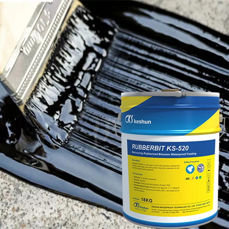 CKS KS-520 non-curable rubber modified bituminous waterproof coating
