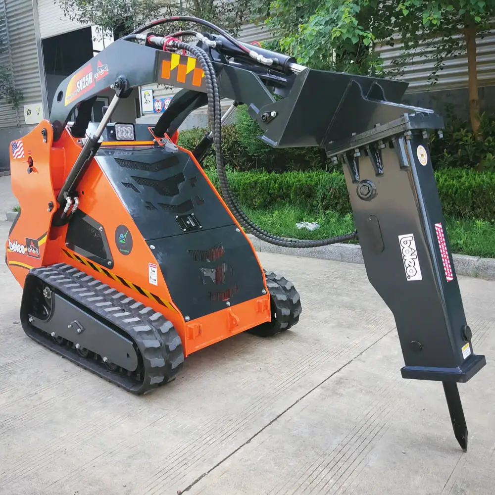 New Front Small Mini Skid Steer Loader Kubota Engine for the Rubber Track Crawler Type