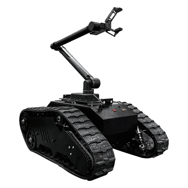 TS5.0 Custom 100kg All Terrain Rubber Steel Crawler Tank Tracked Undercarriage UGV Unmanned Vehicle Robot Chassis Platform