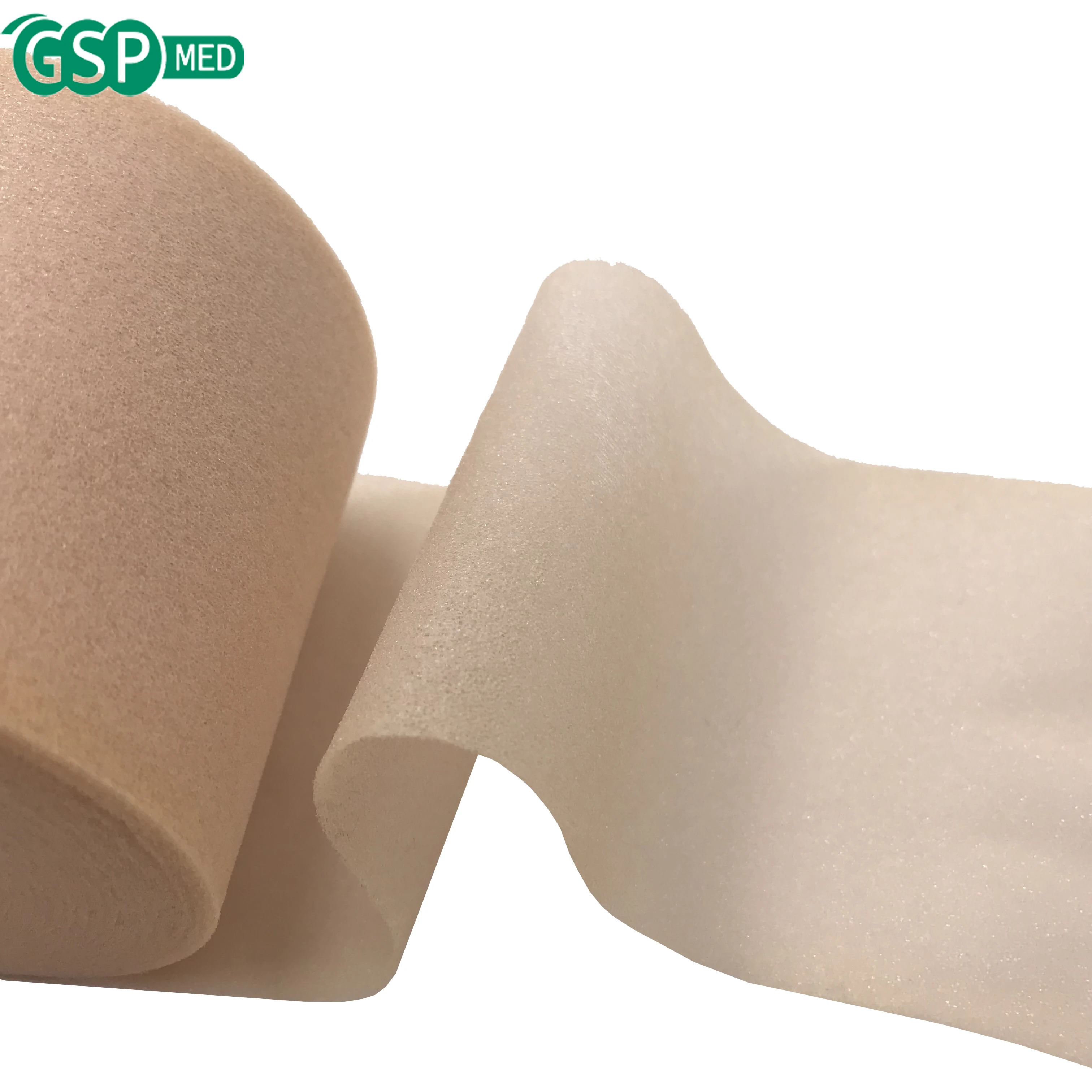 Professional Breathable Soft Foam Bandage Without Adhesive Sponge Under Wrap Pu Foam Bandage with High Elastic