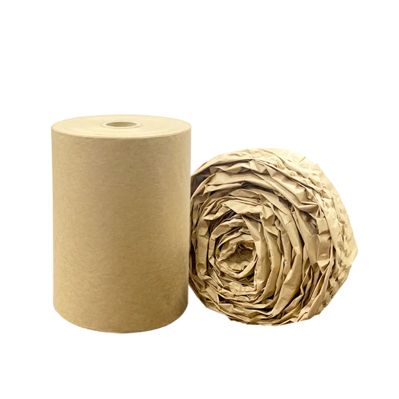 Triple fold Void Fill Brown Paper 3 ply Kraft Cushioning Paper For Protecting Heavy Duty Products