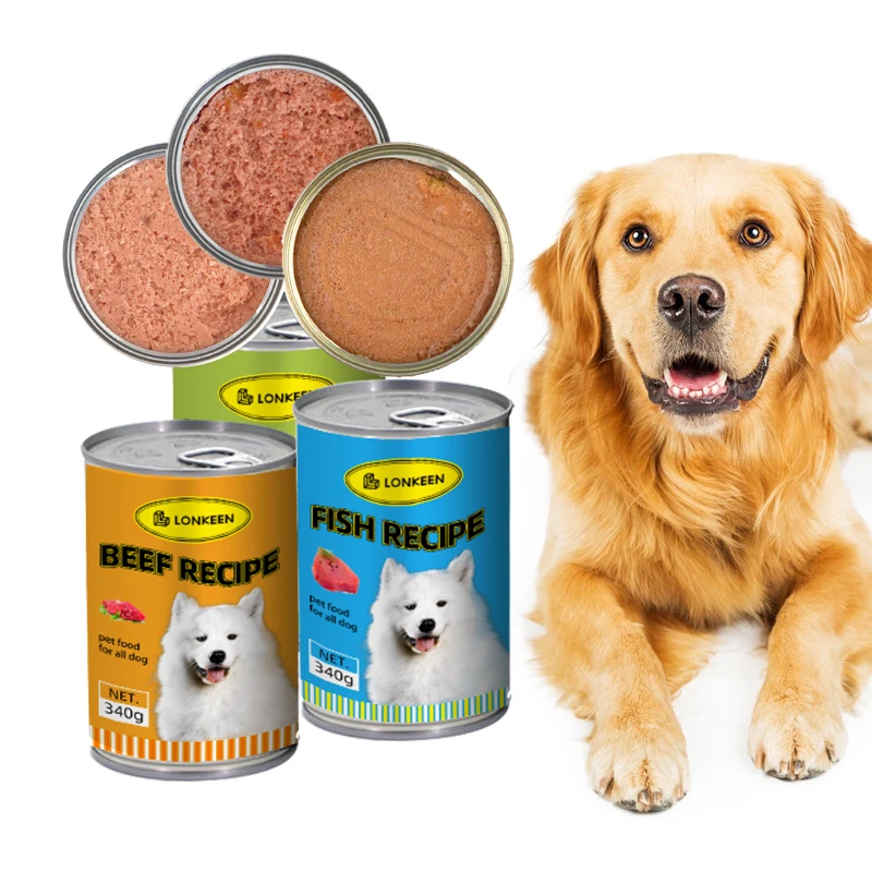 OEM High Protein Bulk Wet Dog Can Food Tuna Whelp Flavor Pure Natural Pet dog canned Food