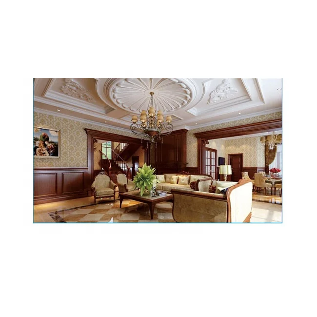 Plastic Ceiling Cornice Moulding XPS Decorative Moulding Cornice Wall Cornice Waterproof Durable