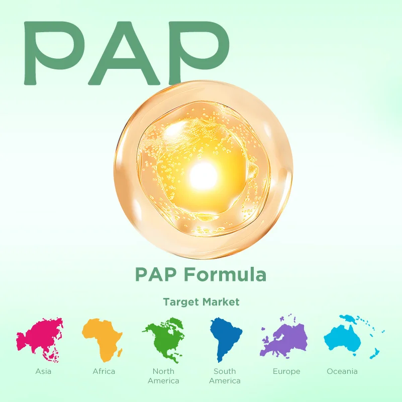 Double White PAP Teeth Whitening Strips Private Label Mint Coconut Oil Charcoal Flavours Strips Teeth