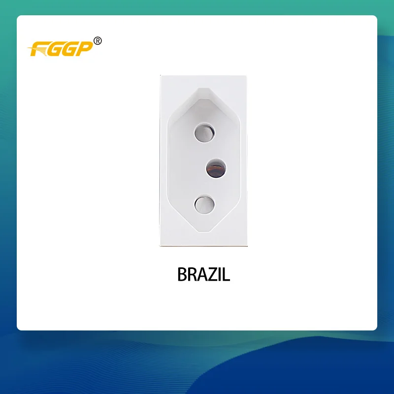 
3 pin multi-plug universal floor socket outlet 13a modules accessory 45*45 type 