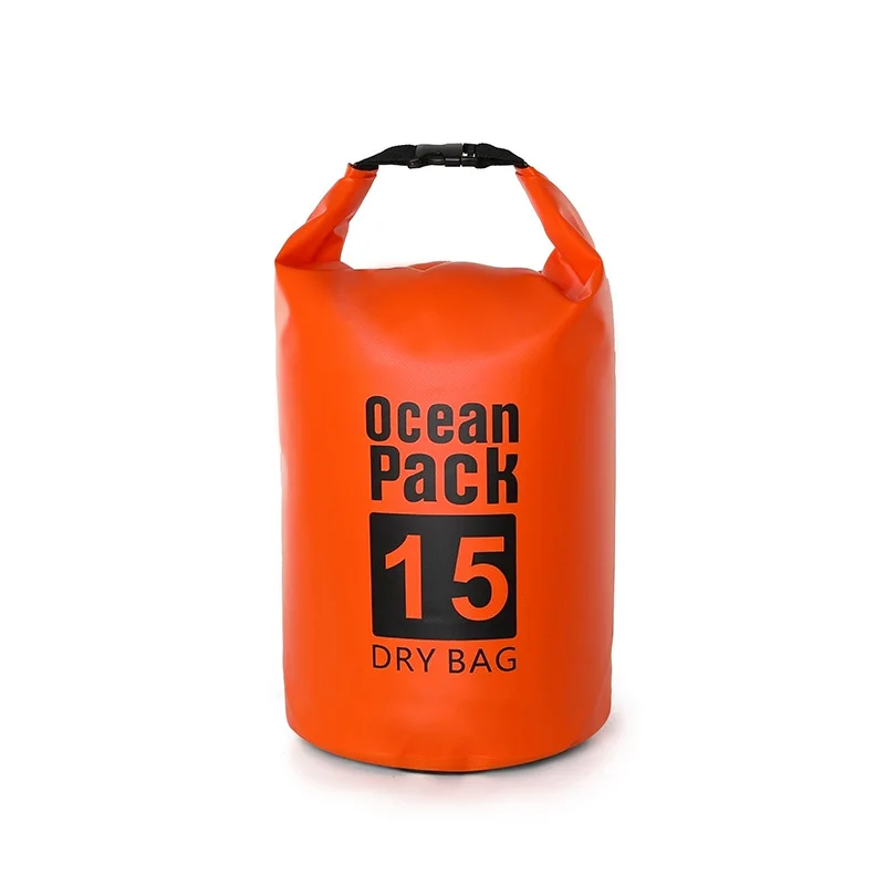 Custom Pvc Tarpaulin Floating Camping Hiking Back Pack Dry Bag Waterproof 10L 15L 20L Ocean Drying Bag Storage Bags Backpack